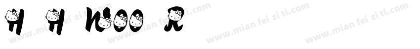 Hello Headline W00 R字体转换